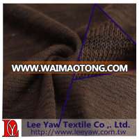 cotton polyester jersey melange fabric