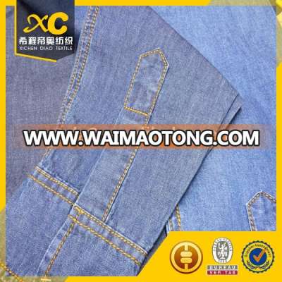 4.5oz cheap price 100 cotton denim shirting fabric hot sale in bangladesh